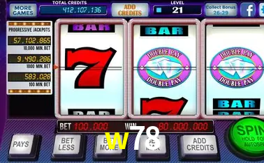 A Popularidade dos Caça-Níqueis no w78